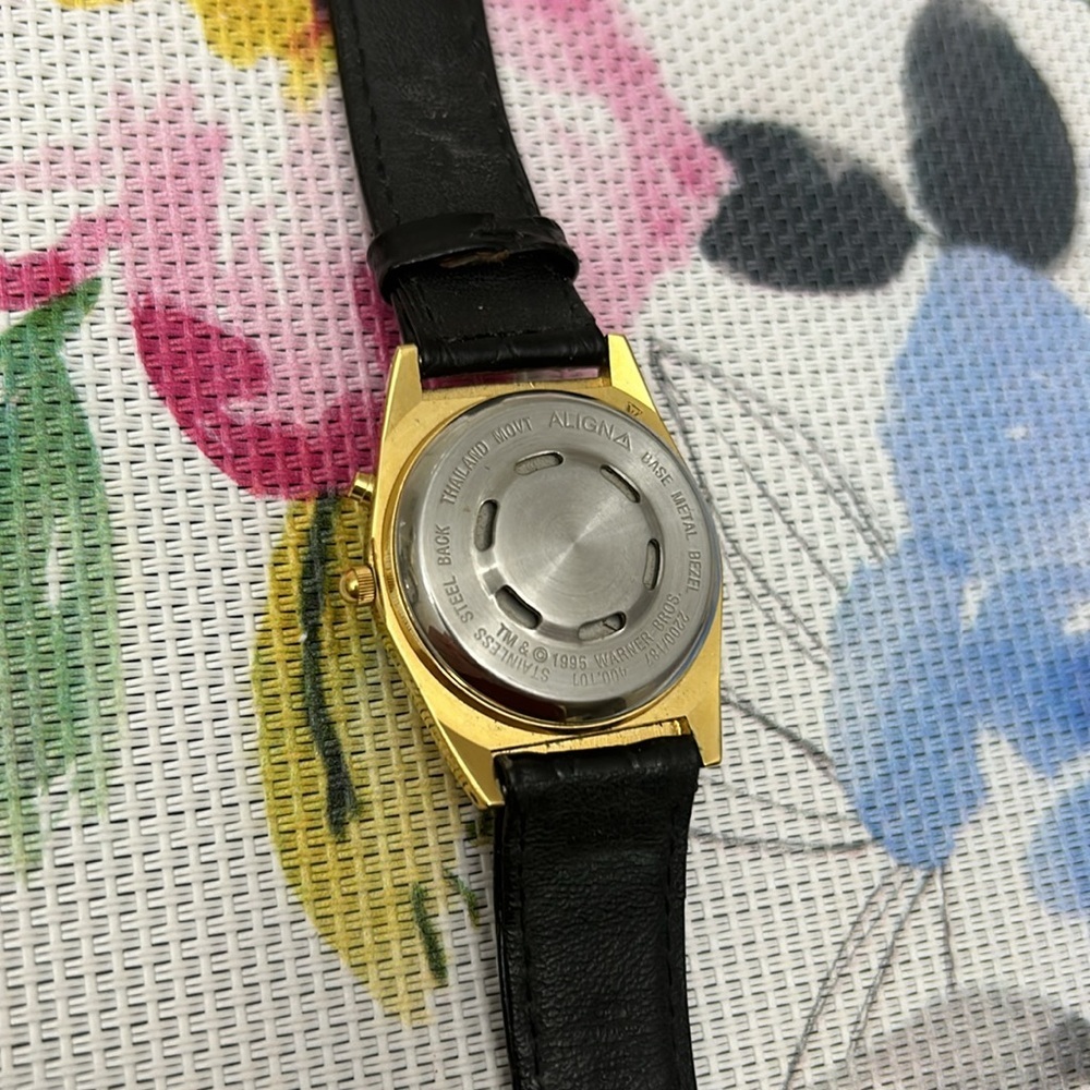 Vintage Armitron Looney Musical 3D Vintage Watch Tweety Bird Sylvester WORKS! - Picture 9 of 9